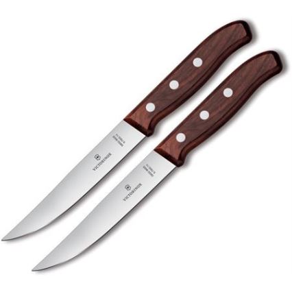 Victorinox - WOOD-pihviveitsisarja 14 cm 2 kpl vaahtera