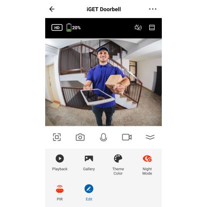 Video ovikello liiketunnistimella Full HD 1080p 5200 mAh IP65 Wi-Fi valkoinen