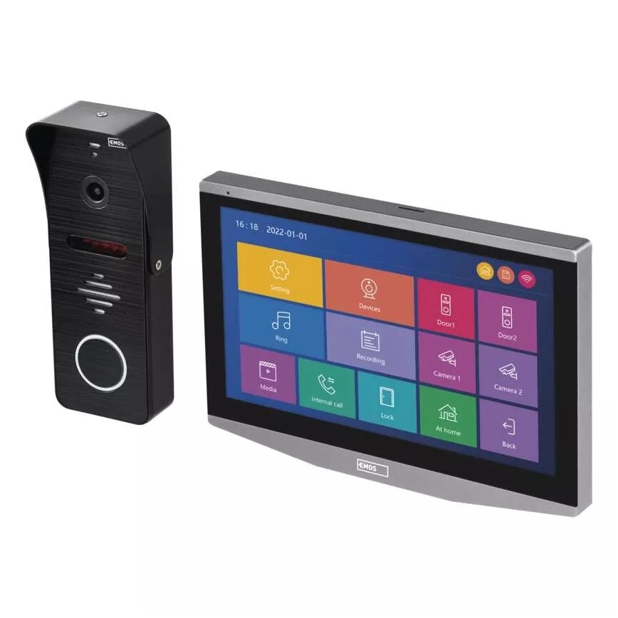 Video ovikello liiketunnistimella GoSmart 12V IP65 Wi-Fi Tuya