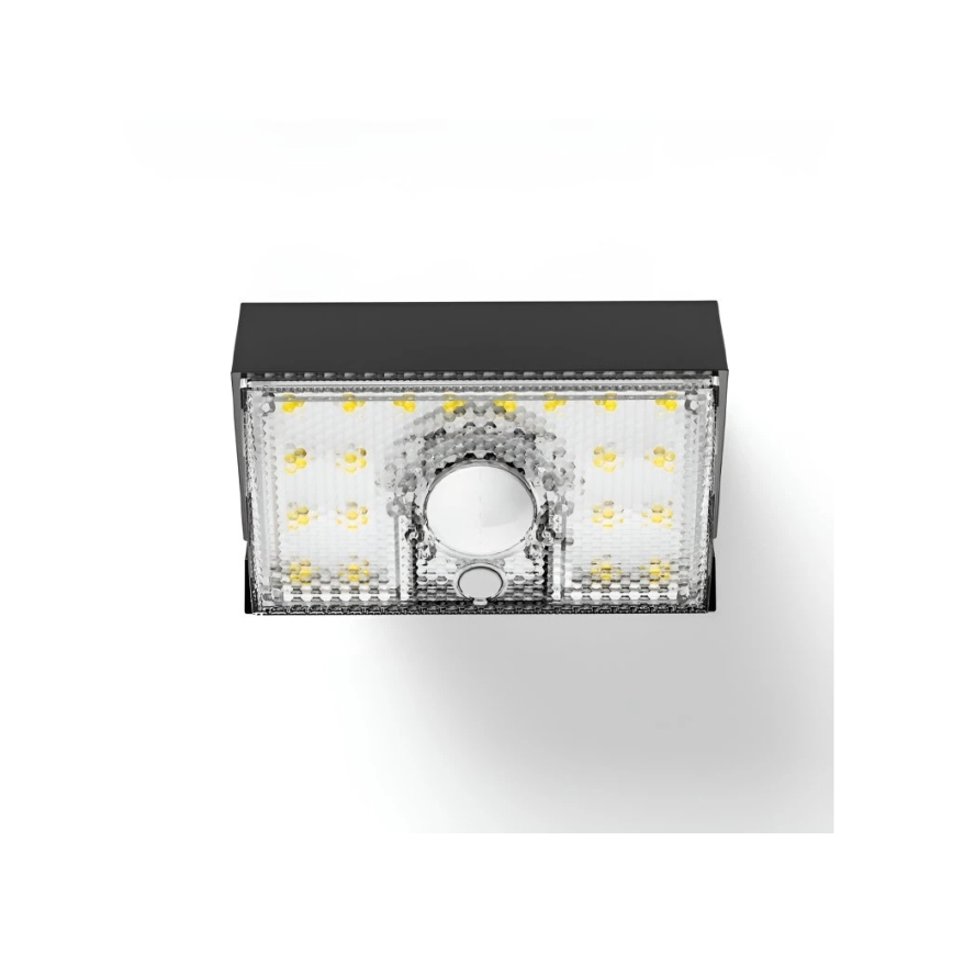 Viking - LED-aurinkokäyttöinen seinävalaisin tunnistimella LED/3,7V IP54 3000/4000K 2000 mAh