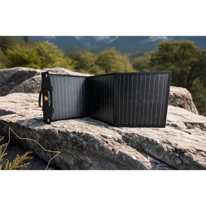 Viking - Aurinkopaneeli USB Power Delivery 60W/20V IPX4 musta