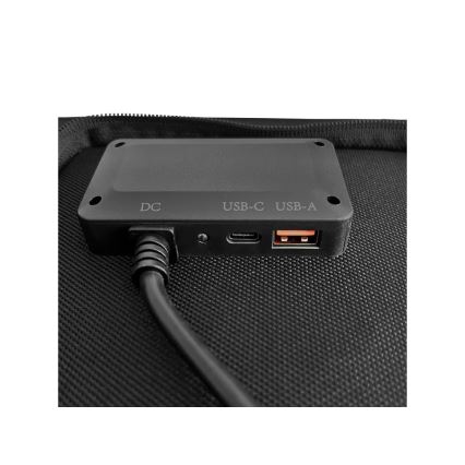 Viking - Aurinkopaneeli USB Power Delivery 60W/20V IPX4 musta