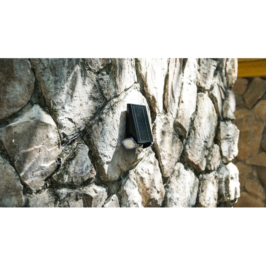 Viking - LED-himmennettävä aurinkokäyttöinen taipuisa seinävalaisin anturilla LED/1,3W/3,7V IP44 4000K 2000 mAh