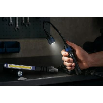 Viking - himmennettävä ladattava LED-taskulamppu 3-in-1 LED/5V IPX4 380 lm 2200 mAh