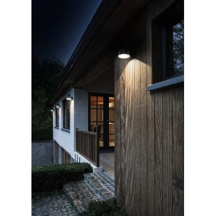 Viking - himmennettävä aurinkokennolla varustettu seinävalaisin anturilla LED/1W/3,7V IP44 4000K 2000 mAh