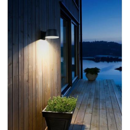 Viking - himmennettävä aurinkokennolla varustettu seinävalaisin anturilla LED/1W/3,7V IP44 4000K 2000 mAh
