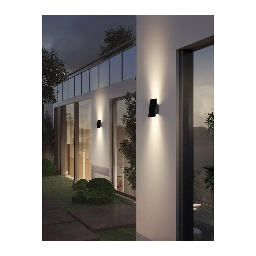 Viking - himmennettävä LED-aurinkokennolla varustettu seinävalaisin LED/1,5W/3,7V IP65 4000K 2000 mAh