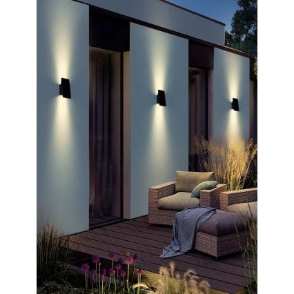 Viking - himmennettävä LED-aurinkokennolla varustettu seinävalaisin LED/1,5W/3,7V IP65 4000K 2000 mAh