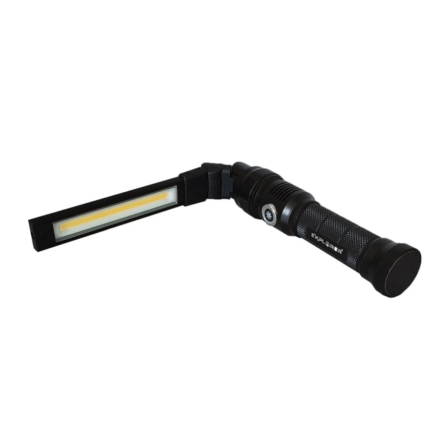 Viking - himmennettävä LED-taskulamppu, ladattava, 5V, IPX4, 1200 lm, 5000 mAh
