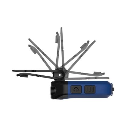 Viking - himmennettävä ladattava LED-taskulamppu anturilla ja punaisella valolla LED/5V IPX4 200 lm 500 mAh