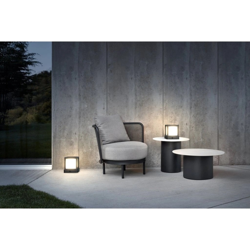 Viking - LED-aurinkokennovalo anturilla LED/1,4W/3,7V IP54 4000K 2000 mAh