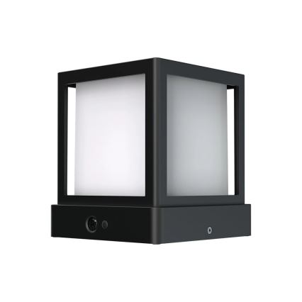 Viking - LED-aurinkokennovalo anturilla LED/1,4W/3,7V IP54 4000K 2000 mAh