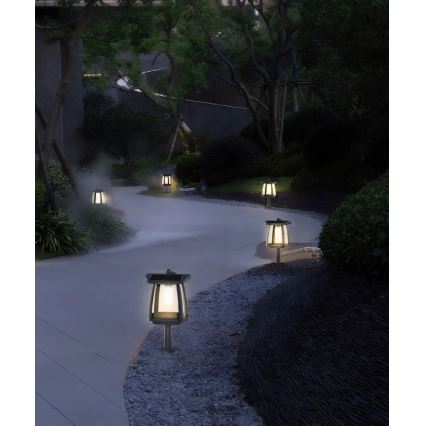 Viking - LED aurinkolamppu tunnistimella LED/2W/3,7V IP54 4000K 2000 mAh