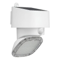 Viking - LED-aurinkoseinävalaisin anturilla LED/1W/3,7V IP44 3000/4000K 4000 mAh