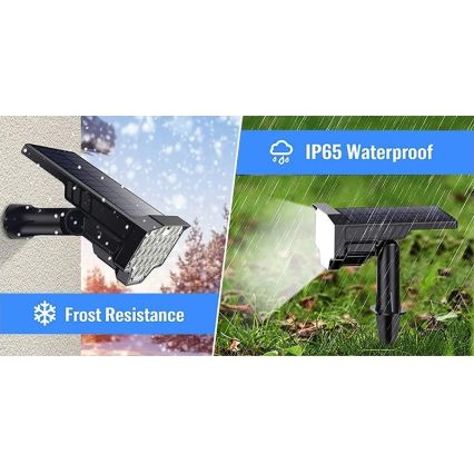 Viking - LED-aurinkovalaisin LED/1W/3,7V IP65 6000K 2200 mAh