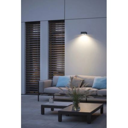 Viking - LED himmennettävä aurinkokennolla toimiva seinävalaisin anturilla LED/2W/3,7V IP65 4000K 2000 mAh