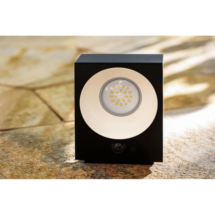 Viking - LED himmennettävä aurinkokennolla toimiva seinävalaisin anturilla LED/2W/3,7V IP65 4000K 2000 mAh
