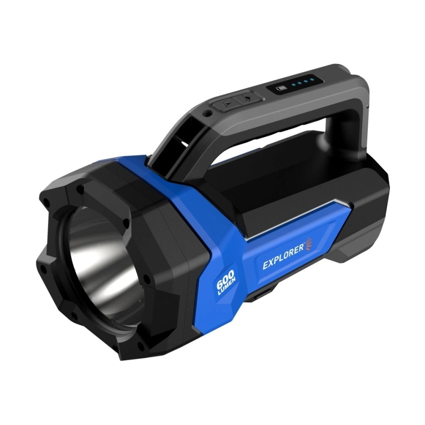 Viking - LED-himmennettävä ladattava taskulamppu LED/5V IPX4 1000 lm 8000 mAh