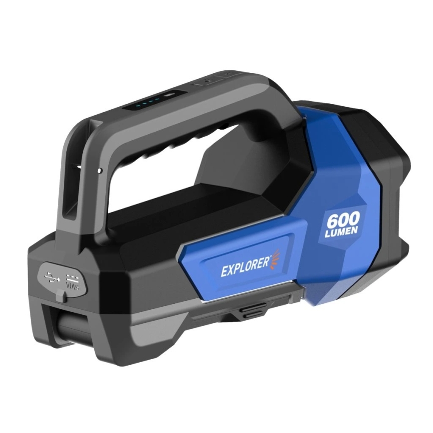 Viking - LED-himmennettävä ladattava taskulamppu LED/5V IPX4 1000 lm 8000 mAh