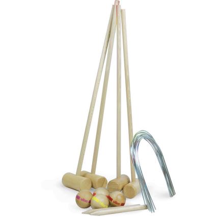 Vilac - Croquet kohteelle 4 players kanssa bag