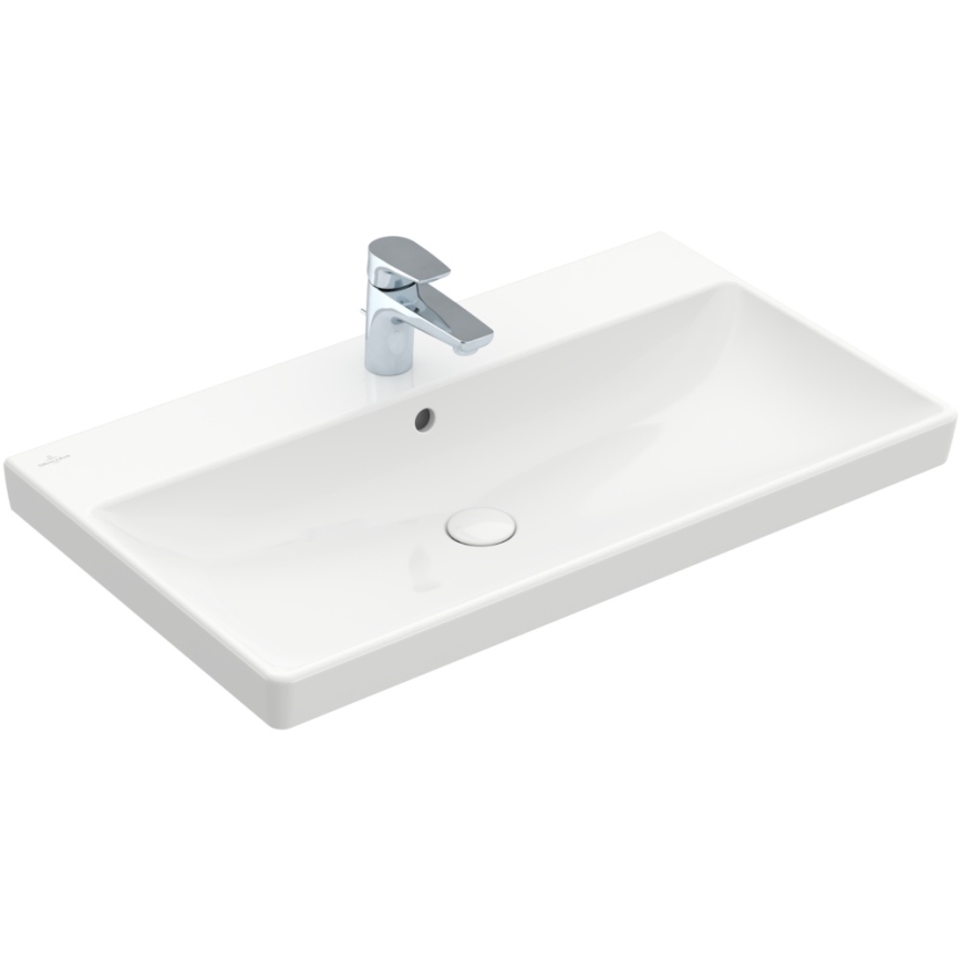 Villeroy & Boch 41568001 - Seinään asennettava pesuallas AVENTO 80x47 cm keramiikka/valkoinen