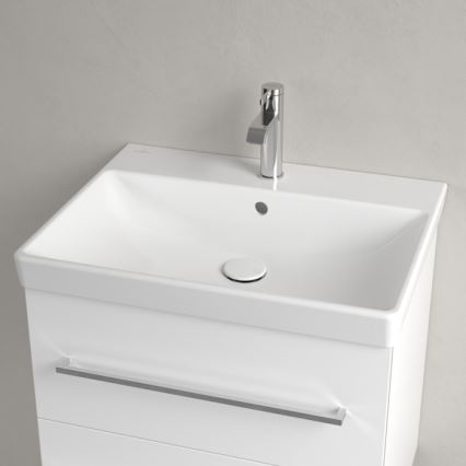 Villeroy & Boch 41586001 - Seinään asennettava pesuallas AVENTO 60x47 cm keramiikka/valkoinen