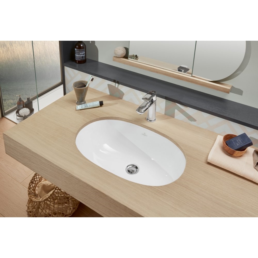 Villeroy & Boch 41625001 - Upotettava pesuallas O.NOVO 53x32 cm keramiikka/valkoinen