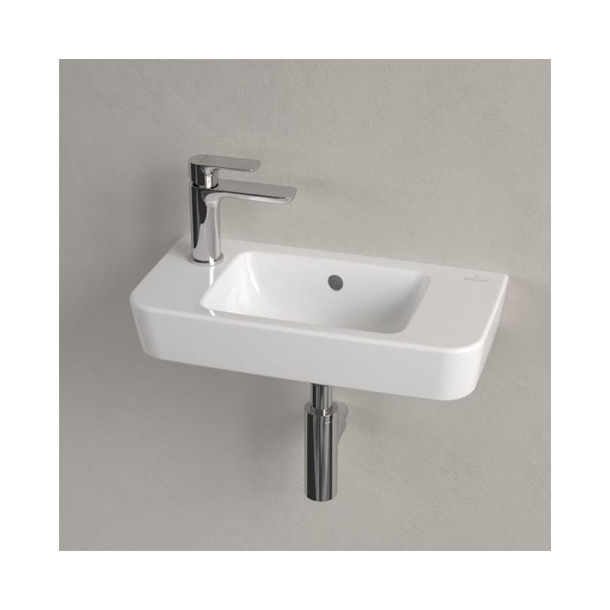 Villeroy & Boch 4342L501 - Seinäkiinnitteinen pesuallas O.NOVO 50x25 cm keramiikka/valkoinen