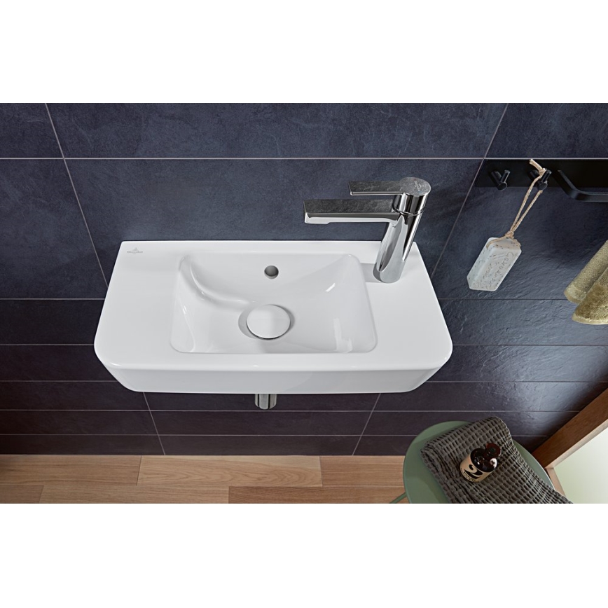 Villeroy & Boch 4342R501 - Seinäasennettava pesuallas O.NOVO 50x25 cm keraaminen/valkoinen