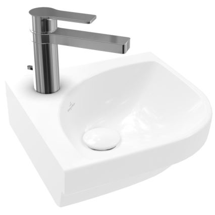 Villeroy & Boch 43714601 - Seinään asennettava nurkkapesuallas SUBWAY 3.0 32x32 cm keramiikka/valkoinen