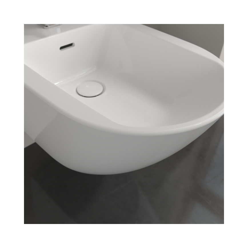 Villeroy & Boch 44700001 - Seinään asennettava bidee SUBWAY 3.0 keramiikka/valkoinen