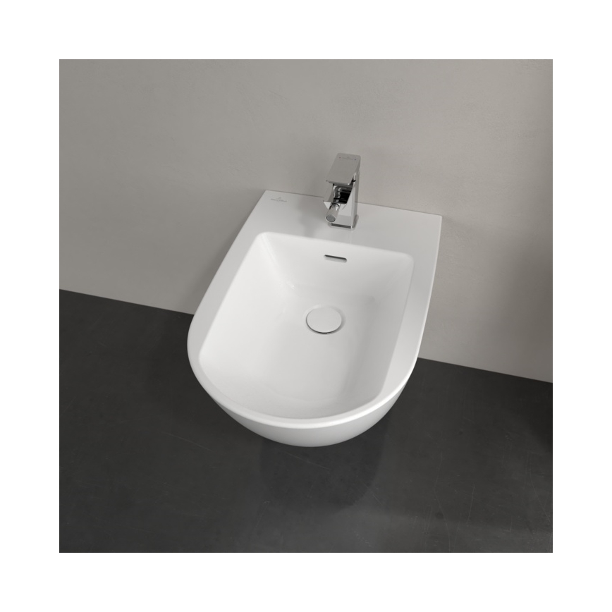 Villeroy & Boch 447000R1 - Seinään kiinnitettävä bidee SUBWAY 3.0 keramiikka/valkoinen