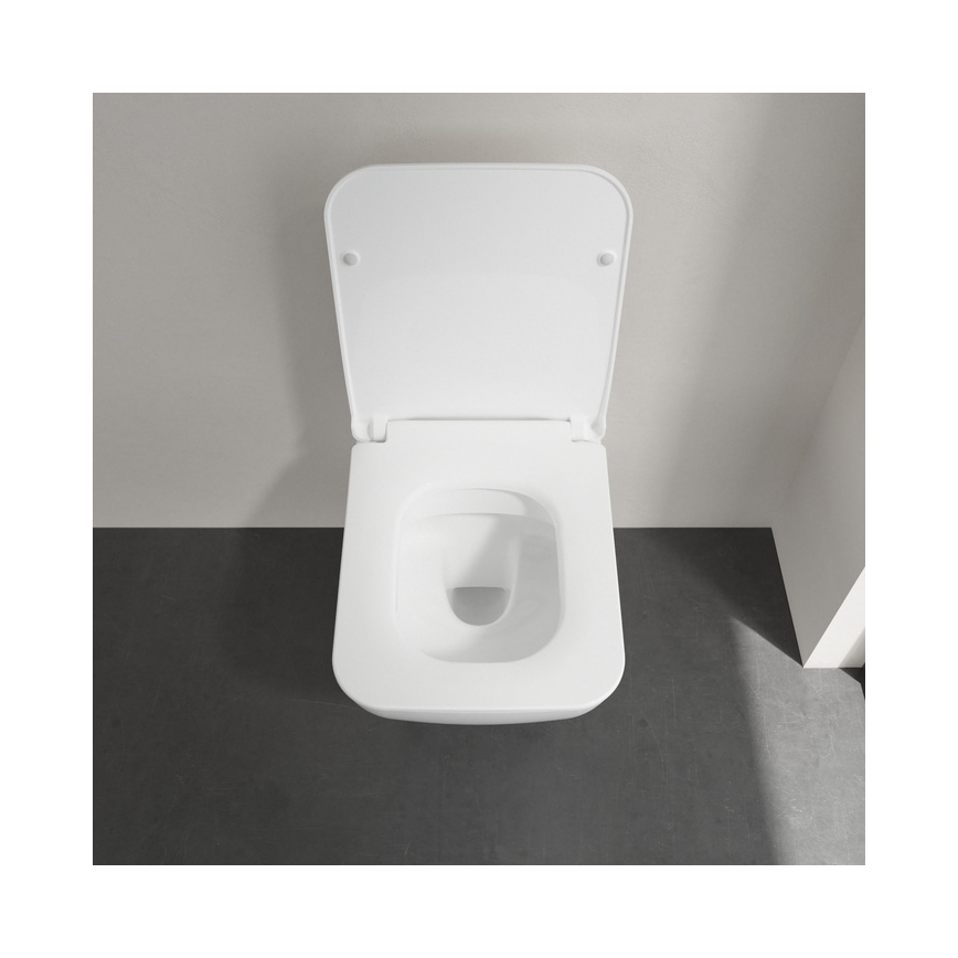 Villeroy & Boch 4611RL01 - VENTICELLO seinään asennettava WC-istuin SoftClose-istuinkannella, keramiikka/valkoinen