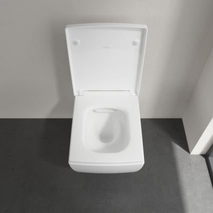 Villeroy & Boch 4633R001 - MEMENTO seinään asennettava WC-istuin, keraaminen/valkoinen