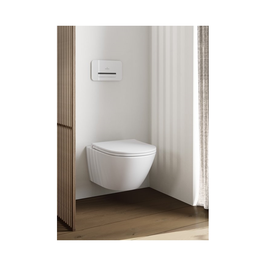Villeroy & Boch 4670T0R1 - Seinään asennettava WC SUBWAY 3.0 keraaminen/valkoinen