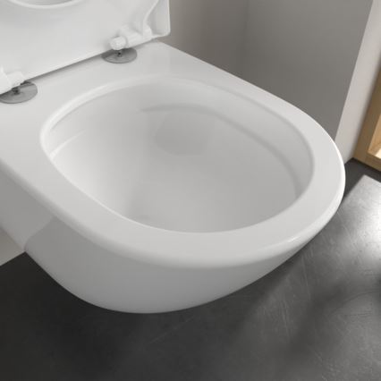 Villeroy & Boch 4670T0T2 - Seinään asennettava WC-istuin SUBWAY 3.0 keramiikka/valkoinen