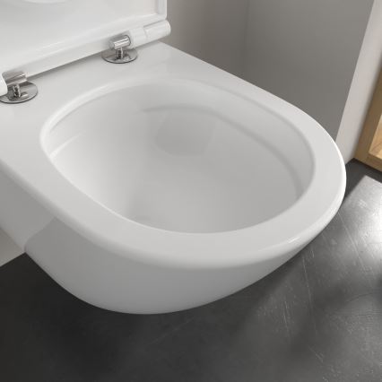 Villeroy & Boch 4670T901 - seinäkiinnitteinen wc-istuin SoftClose-istuinkannella SUBWAY 3.0, keramiikka/valkoinen
