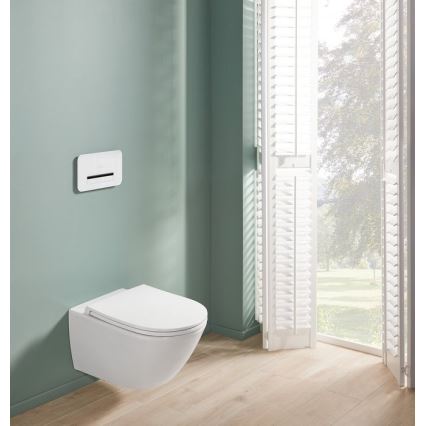Villeroy & Boch 4670T901 - seinäkiinnitteinen wc-istuin SoftClose-istuinkannella SUBWAY 3.0, keramiikka/valkoinen