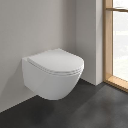 Villeroy & Boch 4670T9R1 - Seinä-WC SUBWAY 3.0 SoftClose-istuinkannella, keramiikka/valkoinen
