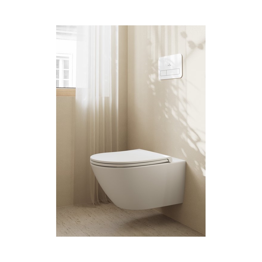 Villeroy & Boch 4670T9R1 - Seinä-WC SUBWAY 3.0 SoftClose-istuinkannella, keramiikka/valkoinen