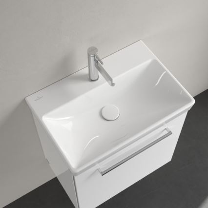 Villeroy & Boch 4A005501 - AVENTO seinään asennettava pesuallas 55x37 cm keramiikka/valkoinen