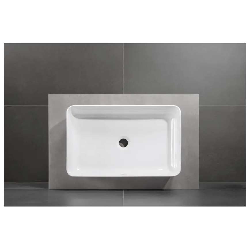 Villeroy & Boch 4A205601 - COLLARO tason päälle asennettava pesuallas 56x36 cm, keramiikka/valkoinen