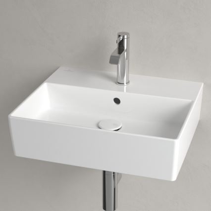 Villeroy & Boch 4A225G01 - Seinä- tai tasoon asennettava pesuallas MEMENTO 50x42cm keramiikka/valkoinen