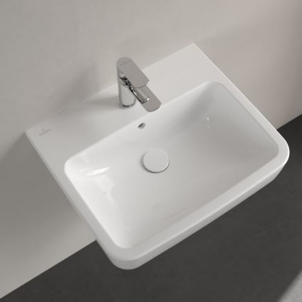 Villeroy & Boch 4A415501 - Seinään asennettava pesuallas O.NOVO 55x46 cm keramiikka/valkoinen