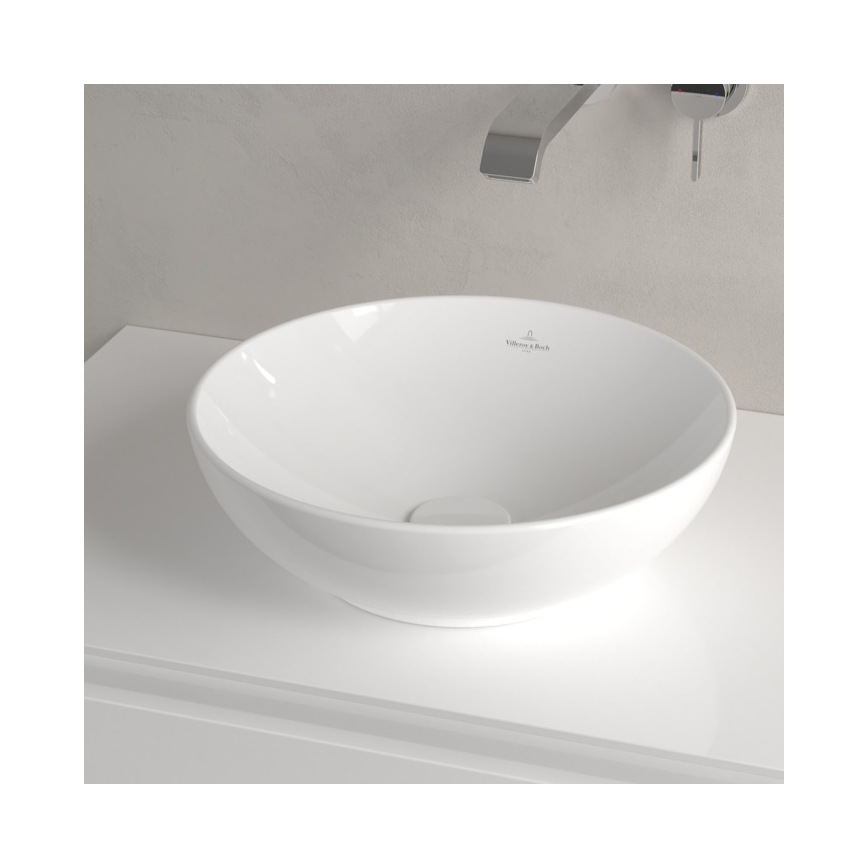 Villeroy & Boch 4A450001 - LOOP&FRIENDS pöytätason pesuallas Ø 38 cm, keramiikka/valkoinen