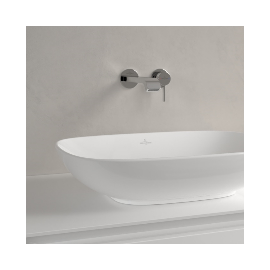 Villeroy & Boch 4A490101 - Tason päälle asennettava pesuallas LOOP&FRIENDS 56x38 cm keramiikka/valkoinen