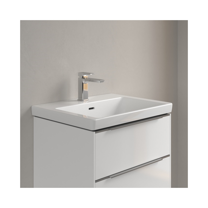 Villeroy & Boch 4A706001 - Seinäkiinnitteinen pesuallas SUBWAY 3.0 60x47 cm keramiikka/valkoinen