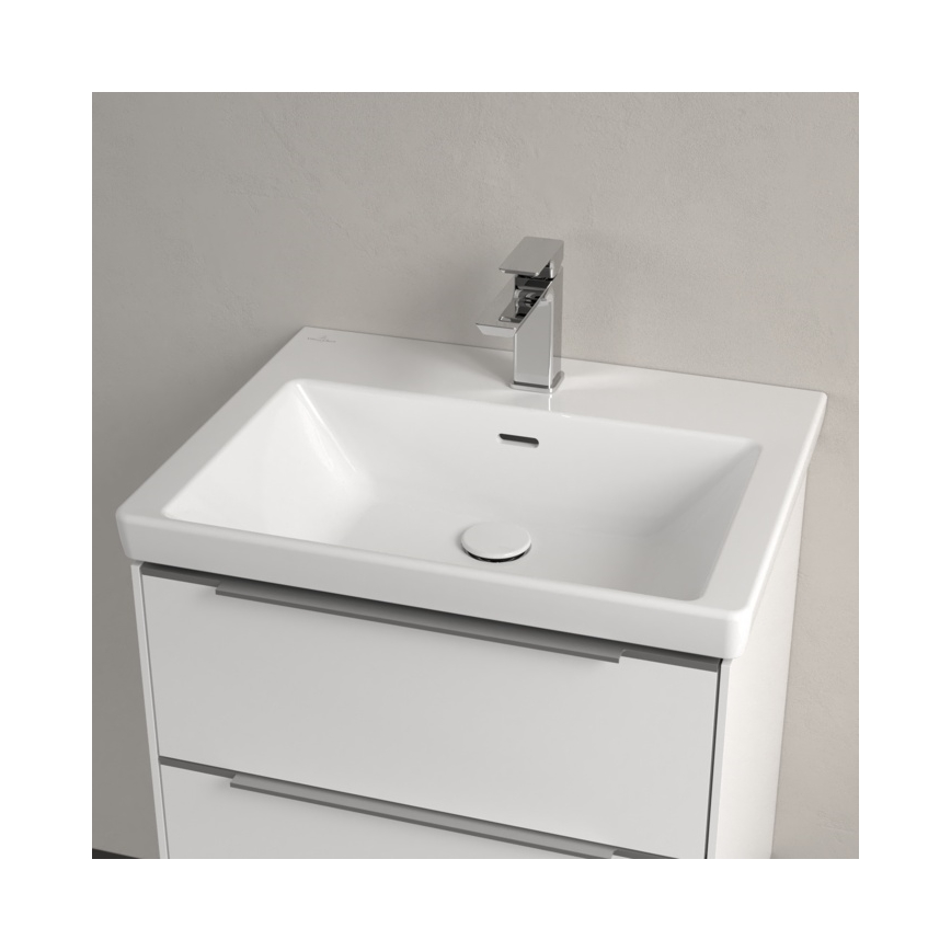 Villeroy & Boch 4A706001 - Seinäkiinnitteinen pesuallas SUBWAY 3.0 60x47 cm keramiikka/valkoinen