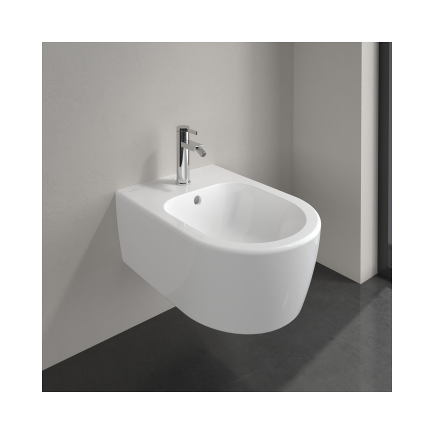 Villeroy & Boch 54050001 - Seinään asennettava AVENTO-bidee, keramiikka/valkoinen