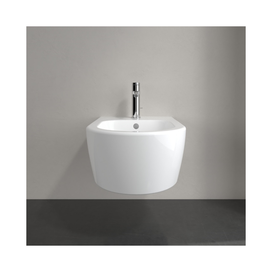 Villeroy & Boch 54050001 - Seinään asennettava AVENTO-bidee, keramiikka/valkoinen
